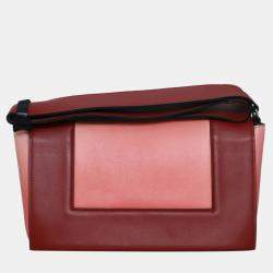 Pre Owned Celine Medium Frame Pink Pink Shoulder Bag