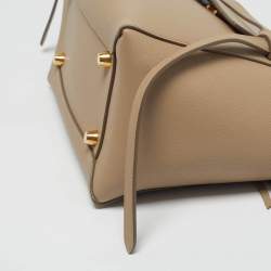 مملوكة مسبقًا Celine Belt Mini Beige Leather Top Handle Bag