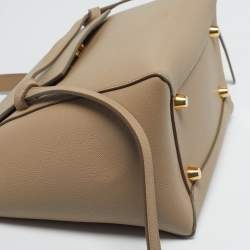 مملوكة مسبقًا Celine Belt Mini Beige Leather Top Handle Bag