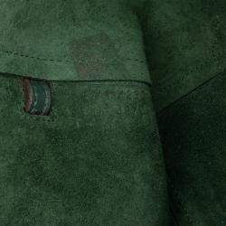 Pre Owned Celine Green Pico Grained Calfskin Belt Bag