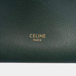 Pre Owned Celine Green Pico Grained Calfskin Belt Bag