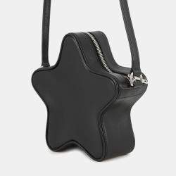 Pre Owned حقيبة كتف على شكل نجمة جلد عجل ناعم أسود حجم صغير سيلين إيتوال