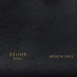 Pre Owned Celine Multifunction Large Black/Pink Leather Strap Wallet