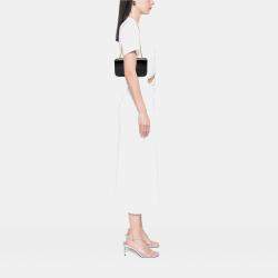 Pre Owned حقيبة كتف سلسلة سيلين كلود جلد عجل لامع أسود