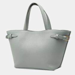 مملوكة مسبقًا Celine Mini Grained Calfskin Cuir Triomphe Cabas Anais Tote