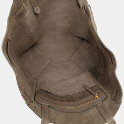 Pre Owned Celine Brown Small Leather Phantom Cabas Tote