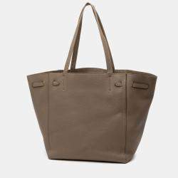 Pre Owned Celine Brown Small Leather Phantom Cabas Tote