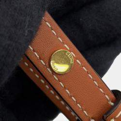 Pre Owned حقيبة يد سيلين كاباتايس 2-واي قماش وجلد أبيض/أسود حجم صغير