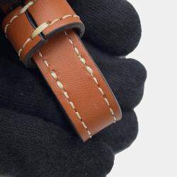 Pre Owned حقيبة يد سيلين كاباتايس 2-واي قماش وجلد أبيض/أسود حجم صغير