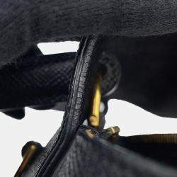 Pre Owned Celine Belt Bag Black Leather Size Nano