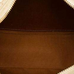 مملوكة مسبقًا حقيبة سيلين أفا كتف قماش مغلف تريومف بني