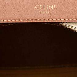 مملوكة مسبقًا حقيبة سيلين أفا كتف قماش مغلف تريومف بني