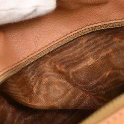 Pre Owned Celine Beige Macadam Duffle Handbag