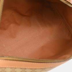 Pre Owned Celine Beige Macadam Duffle Handbag