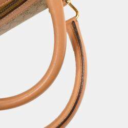 Pre Owned Celine Beige Macadam Duffle Handbag