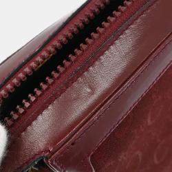 Pre Owned Celine Bordeaux C Macadam Shoulder Bag