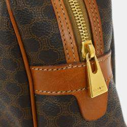 Pre Owned حقيبة سيلين ماكادام بنية