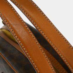 Pre Owned حقيبة سيلين ماكادام بنية