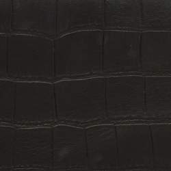 Pre Owned Celine Trapeze Large Black Croc Embossed Leather and Suede Top Handle Bag