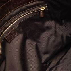 Pre Owned Celine Brown Leather Vintage Shoulder Bag