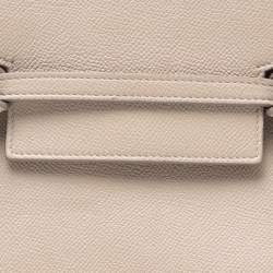 مملوكة مسبقًا حقيبة سيلين نانو حزام جلد عجل محبب بني