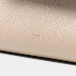 مملوكة مسبقًا حقيبة سيلين نانو حزام جلد عجل محبب بني