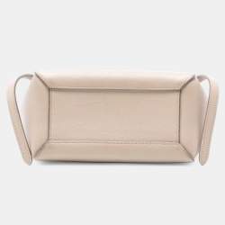 مملوكة مسبقًا حقيبة سيلين نانو حزام جلد عجل محبب بني