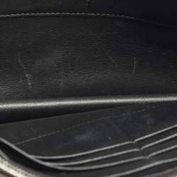 مملوكة مسبقًا Celine Pocket Envelope Tricolor Croc Embossed Suede and Leather Chain Clutch