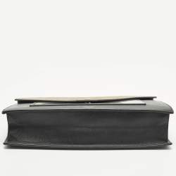 مملوكة مسبقًا Celine Pocket Envelope Tricolor Croc Embossed Suede and Leather Chain Clutch