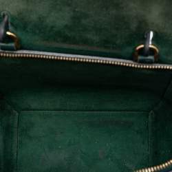 Pre Owned Celine Green Nano Grained Calfskin Belt Bag