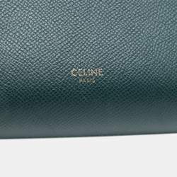 Pre Owned Celine Green Nano Grained Calfskin Belt Bag