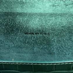 Pre Owned حقيبة سيلين حزام جلد أمازون بنقشة تمساح بحجم مايكرو