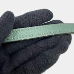 Pre Owned Celine Belt Bag Green Leather Size Nano