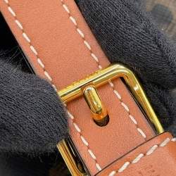 مملوكة مسبقًا Celine Triomphe Falco Backpack Tan Pvc Leather Size Mini