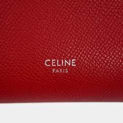 مملوكة مسبقًا حقيبة سيليين حزام جلد حمراء حجم مايكرو