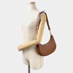 Pre Owned حقيبة كتف واحدة سيلين أفا جلد بني متوسط الحجم