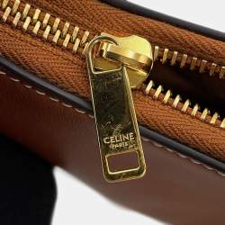 Pre Owned حقيبة كتف واحدة سيلين أفا جلد بني متوسط الحجم