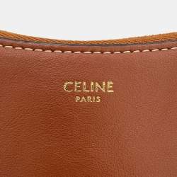 Pre Owned حقيبة كتف واحدة سيلين أفا جلد بني متوسط الحجم