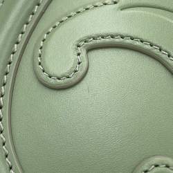 مملوكة مسبقًا Celine Oval Purse Shoulder Bag Khaki Leather