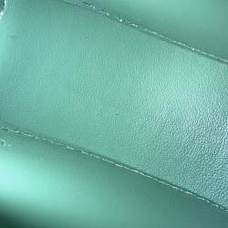 مملوكة مسبقًا Celine Oval Purse Shoulder Bag Khaki Leather