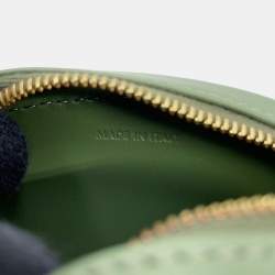 مملوكة مسبقًا Celine Oval Purse Shoulder Bag Khaki Leather