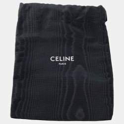 مملوكة مسبقًا Celine Oval Purse Shoulder Bag Khaki Leather