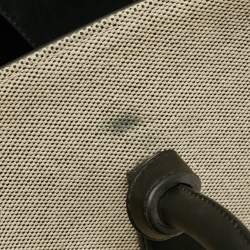 Pre Owned Celine Tie Small Black/Natural Canvas and Leather Tote