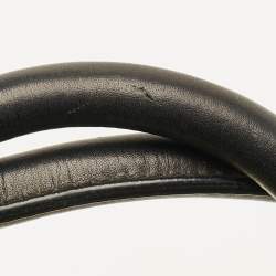 Pre Owned Celine Tie Small Black/Natural Canvas and Leather Tote