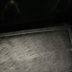 Pre Owned Celine Tie Small Black/Natural Canvas and Leather Tote