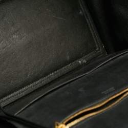 Pre Owned Celine Tie Small Black/Natural Canvas and Leather Tote