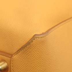 Pre Owned حقيبة بيد علوية سيلين حزام جلد بيج ميني