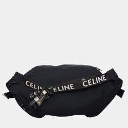 Pre Owned حقيبة حزام تريك كنغ سيلين نايلون أسود بسحاب