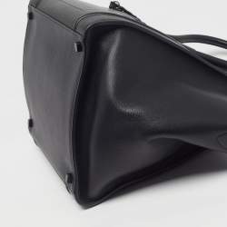 Pre Owned Celine Phantom Luggage Medium Black Leather Tote