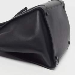 Pre Owned Celine Phantom Luggage Medium Black Leather Tote